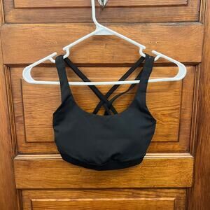 Lululemon Energy Bra Black sz 6 Women's $48 Activewear W2326S